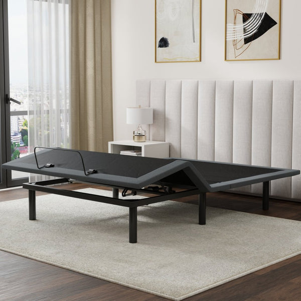 English Elm Os4 King Adjustable Base with Dual Motors Silent Articulation and Wireless Memory Presets B047P296280