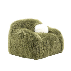 English Elm Contemporary Swivel Chair with Curved Backrest and Metal Legs, Blue Fabric, Contrast Welt Accent Green 39 L x 44 W x 33 H B2741P396703