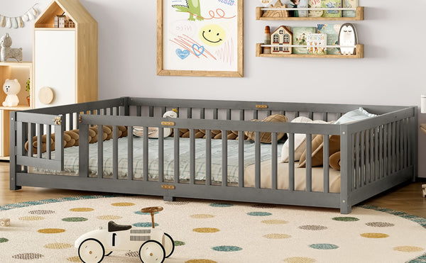 English Elm Twin Xl White Iron Loft Bed with Guardrails and Ladder for Dorm or Teen Room W1580P433579