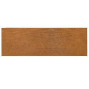 English Elm Warm Shaker Solid Wood Entryway Cabinet with Drawers and Adjustable Shelves in Golden Brown B136P436045