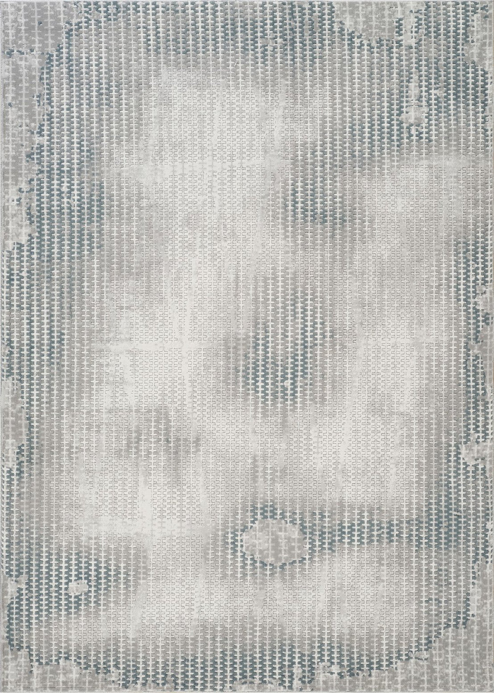 English Elm Geometrix Gray Area Rug 7'10" X 10'6" - Contemporary Geometric Design For Modern Homes & High-Traffic Areas B186P316810