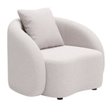 Sunny Isles Accent Chair Beige 704017 Zuo Modern