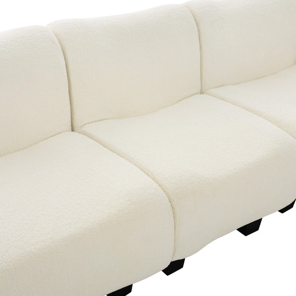 English Elm Oversized Chenille Chaise Lounge Deep Seat Sculptural Armrests Modern Living Room Retreat N763P326131A