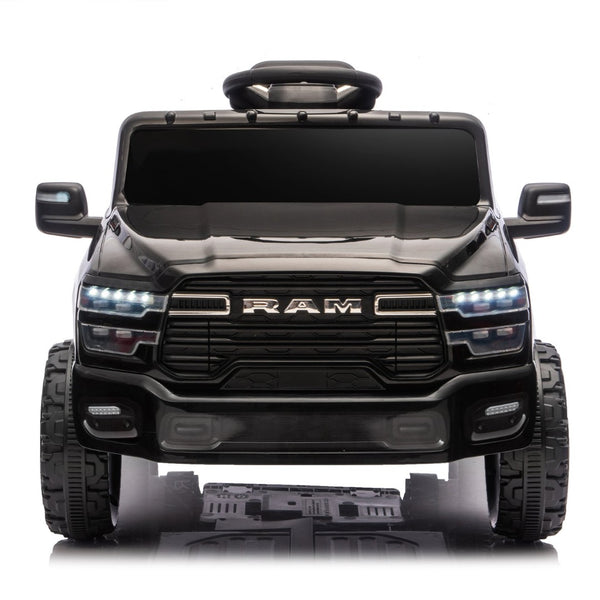 English Elm Licensed Dodge Ram 3500 12v Kids Ride on Truck with Parental Remote and Rear Suspension W1578P346247