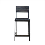 INK+IVY Tacoma Industrial 24" Counter stool II104-0251 Black