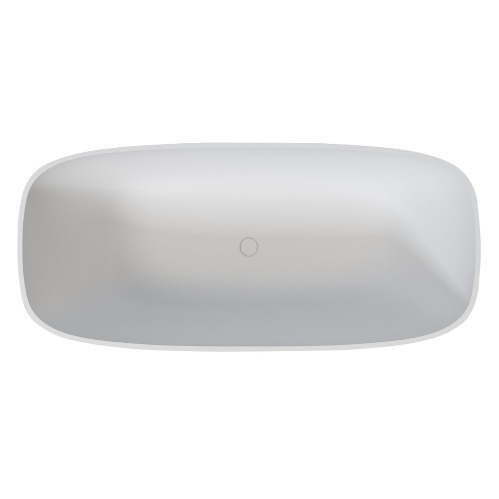 English Elm 67 Inch Freestanding Soaking Tub Eco Stone Resin Matte Finish Spa Bath Retreat T3785P353959
