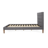 Christopher Knight Home® - Noble House - Upholstery Full Size Bed -Charcoal-Combo