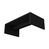 English Elm Monitor Stand Kent, Office, Black