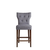 Madison Park Avila Transitional Tufted Back Counter Stool FPF20-0532 Grey