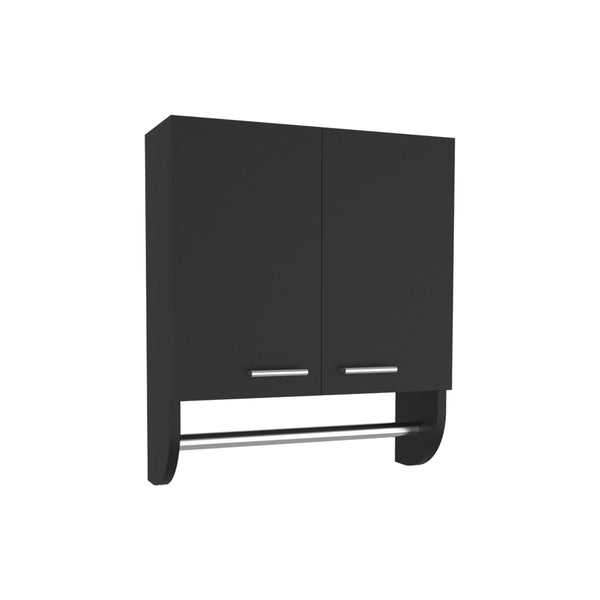 English Elm Medicine Compact Wall Cabinet with Mirror Door, Engineered Wood Storage, Durable, Space-Saving Design Black 21.26 L x 11.42 W x 3.54 H B097P250853