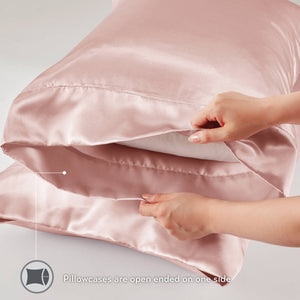 English Elm 4 Luxury Satin Twin Sheet Set - 100% Polyester, Soft Smooth 90g Finish, Deep Pocket Fit & Breathable Comfort Blush 11.81 L x 9.84 W x 3.15 H B035P319694