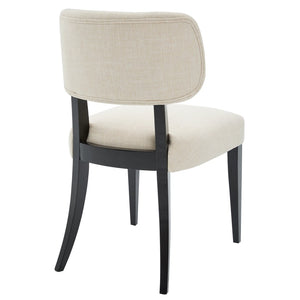 English Elm Wooden Farmhouse Dining Chairs Set of 2 Upholstered Seats Solid Legs for Kitchen W3244P392827