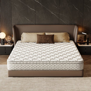 English Elm King Hybrid Mattress 12 Inch Gel Memory Foam Pocketed Coils Zoned Pressure Relief W3682P338230