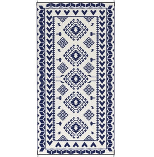 English Elm Patio Rug Reversible Polypropylene Geometric Outdoor Mat for Camping Rv Lawn Use T3971P421628