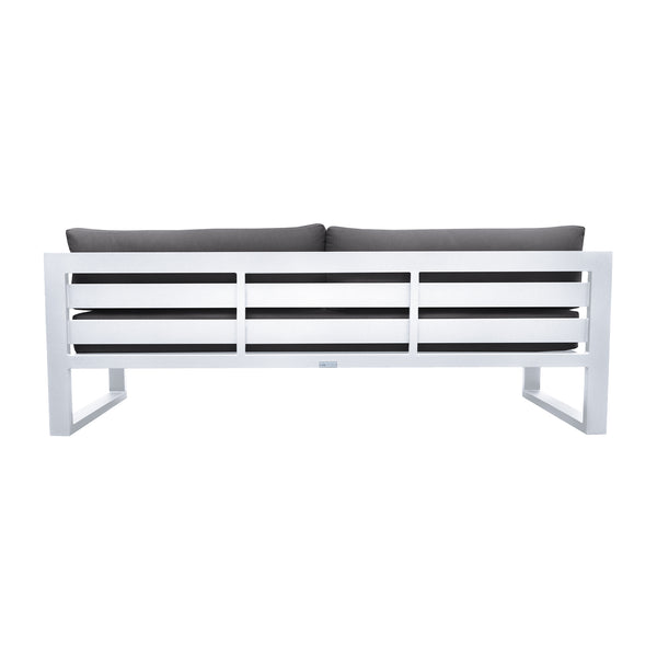 English Elm Granto Aluminum Outdoor Sofa with Weather-Resistant Cushions, Low-Maintenance, 770 lb Capacity B2736P354339