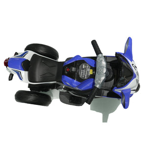 English Elm 6v Kids Ride on Motorcycle with Led Wheel Lights Mp3 Player and Easy Start for Toddlers W1760110306