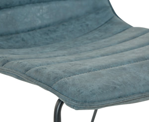 OSP Home Furnishings Halo Stacking Chair  - Set of 2 Navy