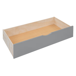 English Elm Full Size Wooden Daybed With Storage Drawers, Integrated Shelving, Stylish Gray Finish For Bedrooms N820S00042E