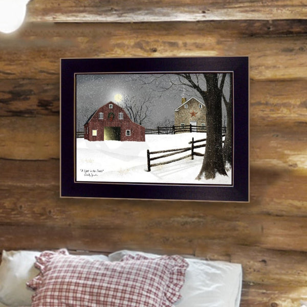 English Elm Trendy Decor 4u Billy Jacobs Pastoral Stable Framed Print Rustic Farmhouse Wall Art B06785332