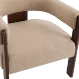 Christopher Knight Home® - Noble House - - Modern Upholstered Boucle Fabric Accent Arm Chair