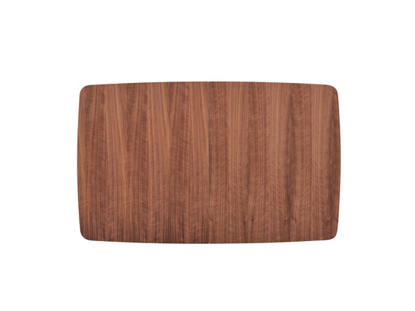 English Elm Lanae Natural & Black Finish Dining Table with Butterfly Extension Leaf, Durable Rubberwood Blend Elegance B2726P246310