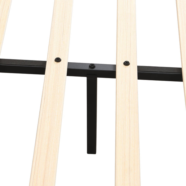 English Elm Christopher Knight Home® - California Upholstered King Platform Bed with Wingback Headboard, Beige Fabric, Sturdy Slats, Silent Support N757P332189B