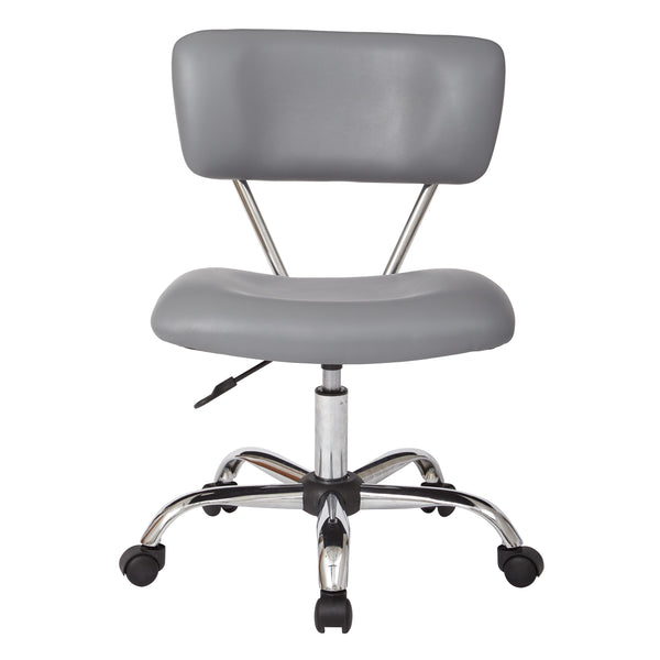 OSP Home Furnishings Vista Task Office Chair Grey