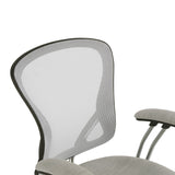 OSP Home Furnishings Gianna Task Chair White/Linen Stone