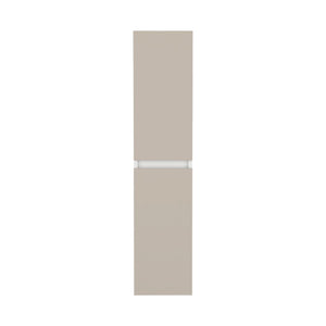 English Elm Nettleton Two Door Wall Cabinet White Finish Vertical Storage for Living Rooms B092P390613