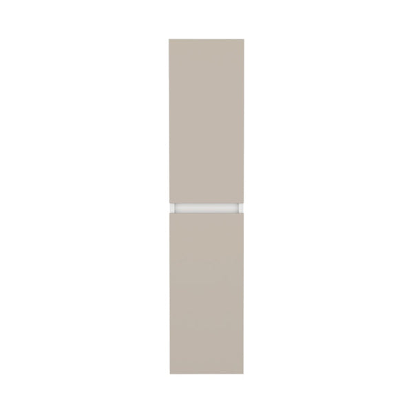 English Elm Nettleton Two Door Wall Cabinet White Finish Vertical Storage for Living Rooms B092P390613