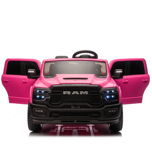 English Elm 24v Dodge Ram 2500 Licensed Kids Ride on Truck with Remote Dual Motors Suspension W1578P305882
