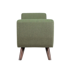 English Elm Rae Upholstered Storage Ottoman Bench with Arms Woven Fabric Bedroom Entryway B056P416983