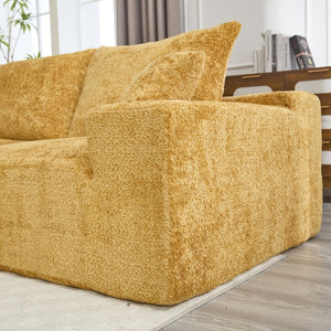 English Elm United Versatile Chenille Two-Person Sofa For Lounging, Napping & Home Office - Soft, Durable Comfort W1568P222619-GIGA