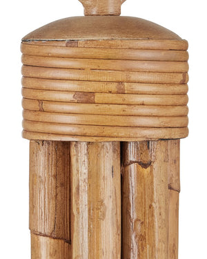 Currey & Company Samsara Small Chandelier: Elegant Rattan Design With Six Lights, Adjustable Height & Earthy Tones Natural Rattan ,Wrought Iron 9000-1297-currey-company