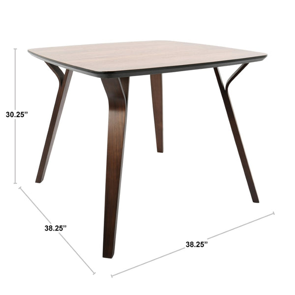English Elm Dinette Square Marble Top Table with Walnut Bentwood Legs Seats Four Apartments B202P471543