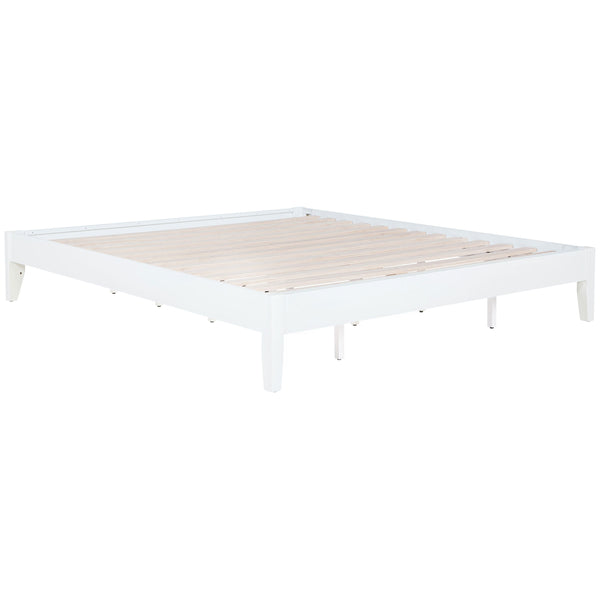 English Elm Hounslow White California King Platform Bed - Low-Profile Design For Modern Bedroom Elegance & Durability B062S01217