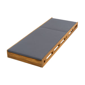 English Elm Christopher Knight Home® - Lounge Chaise Set - Elegant Acacia Wood With Water-Resistant Cushions For Ultimate Outdoor Comfort N770P272405T_N770P253018G