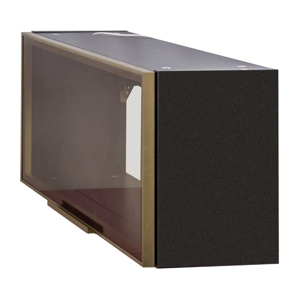 English Elm Large-capacity Wall Cabinet Matte Black Up-flip Door Spice Storage for Modern Kitchens W331P379953