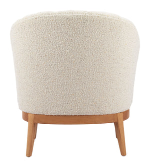 Zuo Modern Leque Accent Chair In Tawny Beige - Elegant Modern Design With Premium Comfort For Your Home Decor Beige 100% Polyester,Plywood,Ash Wood 110474-zuo-modern