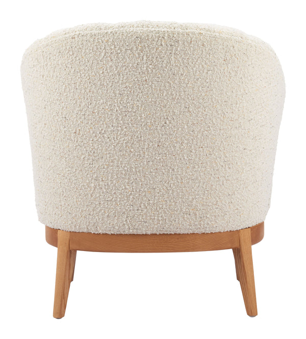 Zuo Modern Leque Accent Chair In Tawny Beige - Elegant Modern Design With Premium Comfort For Your Home Decor Beige 100% Polyester,Plywood,Ash Wood 110474-zuo-modern