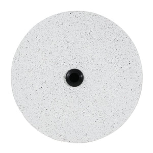 English Elm Tess Mgo Marble Finish Outdoor Umbrella Base and Patio Side Table Weatherproof N775P362748W