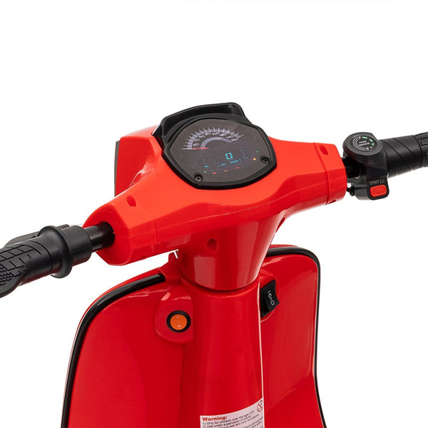 English Elm 24v Kids Electric Dirt Bike with Pneumatic Tires Suspension and Bluetooth for Ages 8-14 W1578P297812