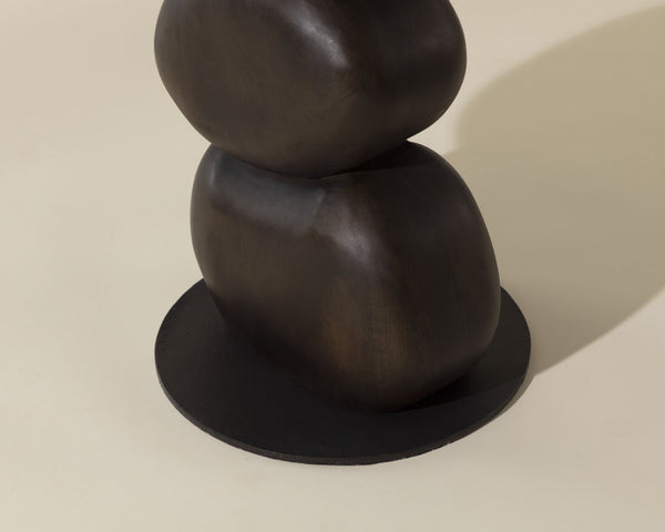 Sunpan Paplo End Table - Stylish Modern Design, Durable Wood Construction, Perfect for Any Living Space Medium Brown