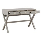 OSP Home Furnishings Wellington 46" Desk with Power Grey