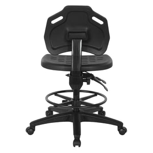 OSP Home Furnishings Vocation Ergonomic Drafting Chair with Lumbar Support and Adjustable Footrest for Lab Use KH81303MX