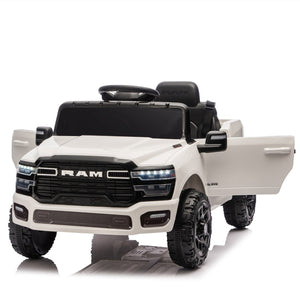 English Elm Licensed Dodge Ram 3500 12v Kids Ride on Truck with Parental Remote and Rear Suspension W1578P346252