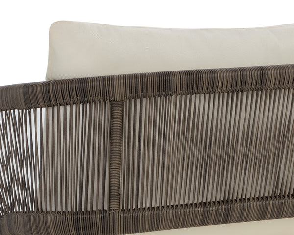 Sunpan Toulon Lounge Chair - Stylish Outdoor Seating with Durable Teak Wood & Corrosion-Resistant Frame