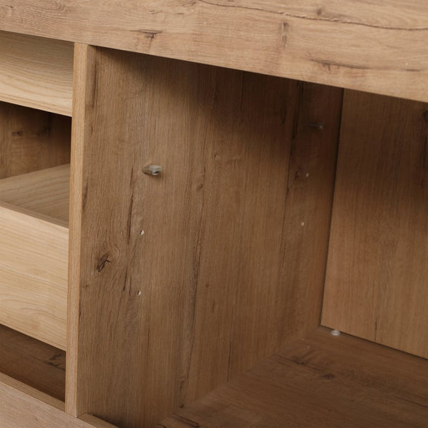 English Elm 36" Freestanding Vanity with Integrated Resin Sink Soft Close Drawers Modern Bath W999P405130