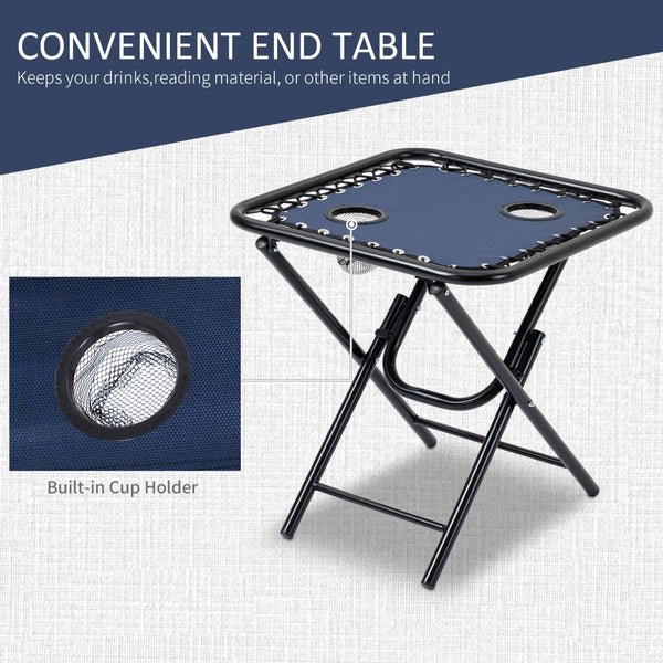 English Elm Outsunny Zero Gravity Chair Set With Side Table, Adjustable & Portable Lounge For Ultimate Comfort W2225P174099-GIGA