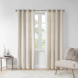 Englewood Modern/Contemporary Solid Piece Dyed Grommet Top Curtain Panel